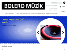 Tablet Screenshot of boleromuzik.com